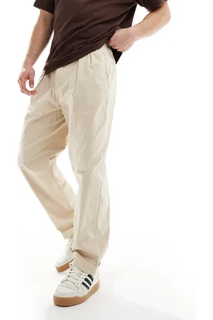 SCALPERS Icon louvre pants in cream