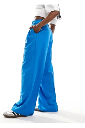 Monki High waist tailored trousers in
