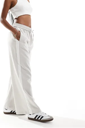 ONLY Pull on trouser with contrast panel in pale