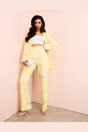 ASOS Co-ord tailored suit trousers in floral print