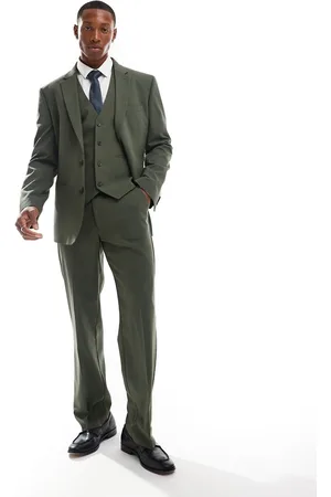 ASOS Straight suit trouser in dark