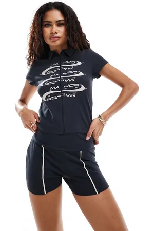COLLUSION Micro sports short co ord in