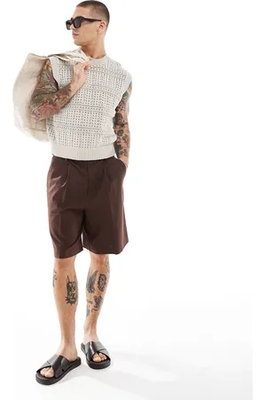 Bershka Knitted sweater vest in