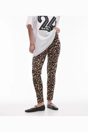 Topshop Leopard print legging in