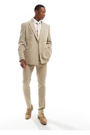 ASOS Skinny suit trouser in stone