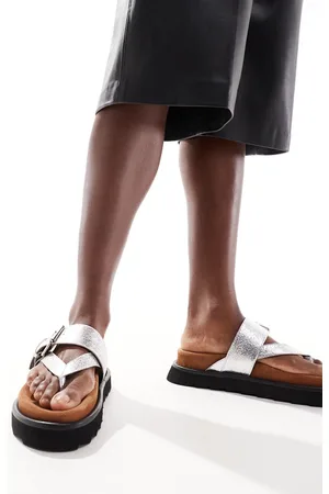 Whistles Sutton buckle detail flatform sandal in