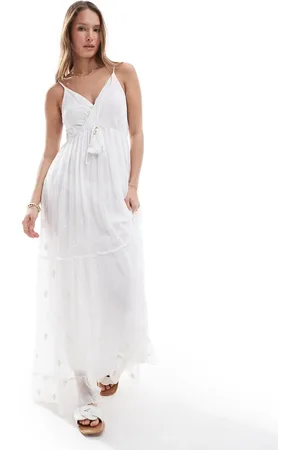 South Beach Sequin detail cami v neck maxi dress in