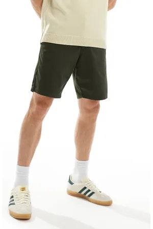 ASOS Slim stretch chino shorts in khaki