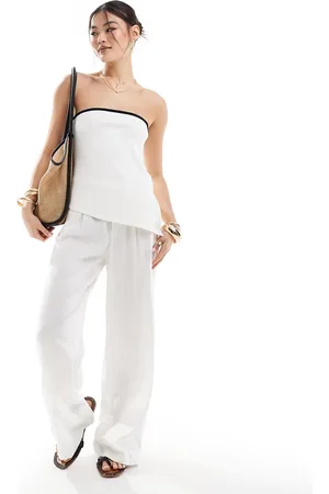 River Island Bandeau top with contrast tipping in