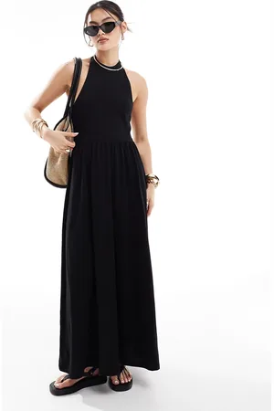 ASOS Halter midi skater dress in