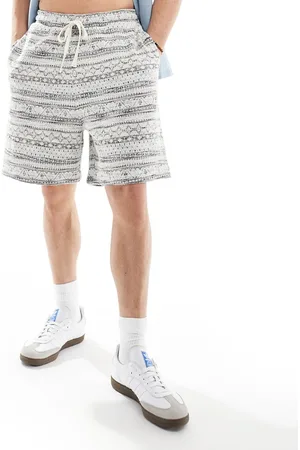 ASOS Oversized textured shorts in