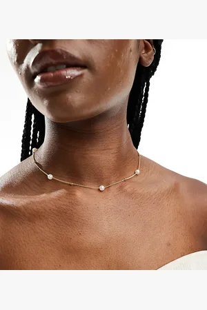 Pieces® Pearl and ball necklace in