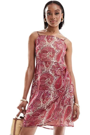 JDY Cami mini dress in paisley print
