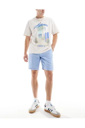 Superdry Drawstring linen shorts in /optic