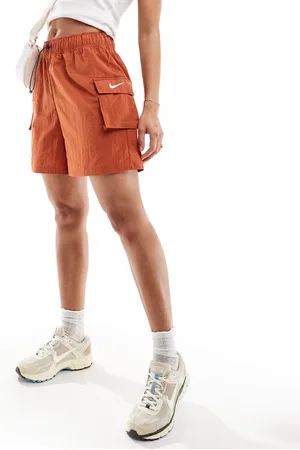 Nike Woven cargo shorts in orange