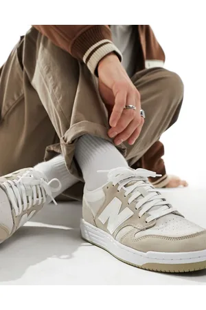 New Balance 480 suede trainers in sand