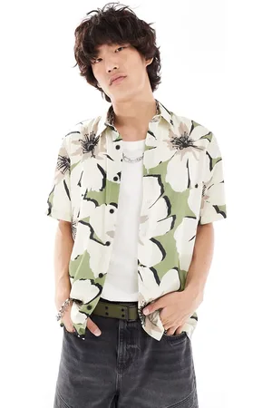 River Island Floral print shirt in green