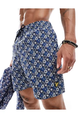 Lyle & Scott Floral print resort swim shorts in CO-ORD