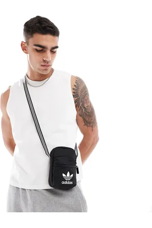 adidas Adicolour cross body bag in /white