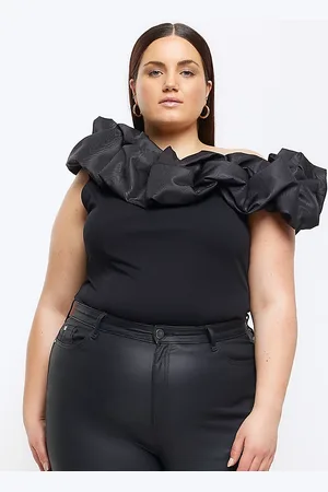 River Island Asymmetric off the shoulder top in