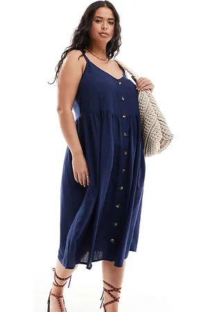 Yours Linen midi sundress in