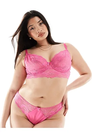 Ivory Rose Lingerie Ivory Rose Curve Valetta C-G non padded lace balcony bra in