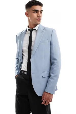 River Island Textured suit jacket in