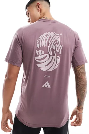 adidas Adidas Yoga t-shirt with back print in fig