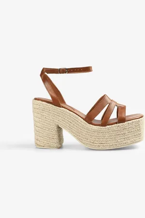 SCALPERS Yute heel sandal in camel