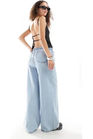 Weekday Micha cami top with open back in