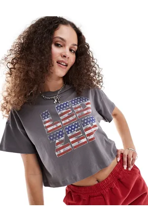 Noisy May Cropped Led Zepplin top in