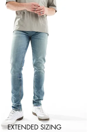 ASOS Skinny jeans in a tinted vintage mid wash