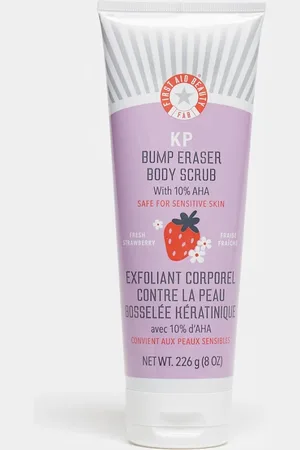First Aid Beauty KP Bump Eraser Body Scrub 10% AHA Fresh Strawberry 226g