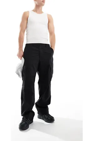 AllSaints Verge straight leg cargo trousers in
