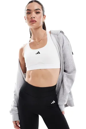 adidas Adidas Training Train Essentials mid support sports bra in
