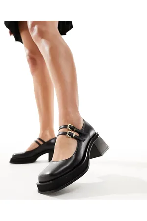 WALK LONDON Liley Mary Janes In Leather