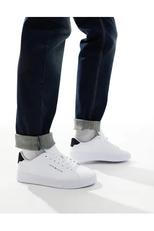 Tommy Hilfiger Leather court trainers in