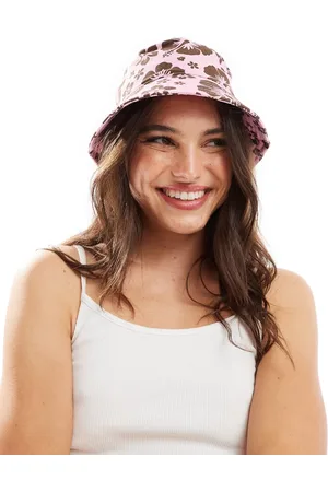 MANGO Flower print bucket hat in