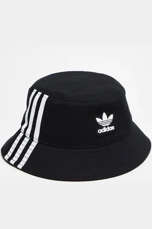 adidas Three stripe bucket hat in