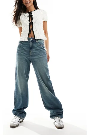 JJXX Baggy 90s fit jeans in mid wash