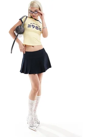 Motel Casini pleated mini skirt in