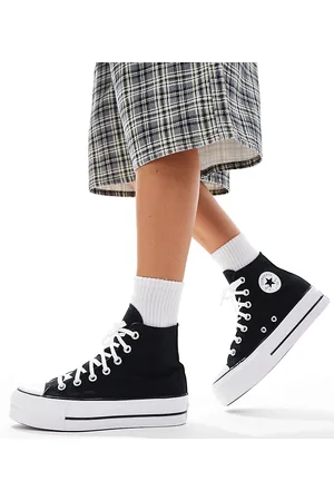 Converse Chuck Taylor All Star Hi Lift Wide Fit trainers in