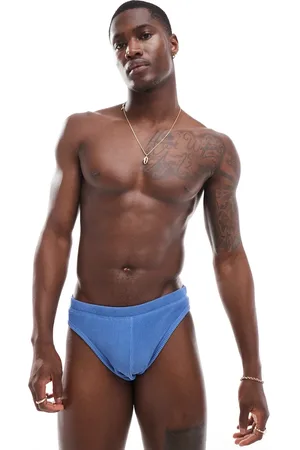 ASOS Crinkle swim briefs in