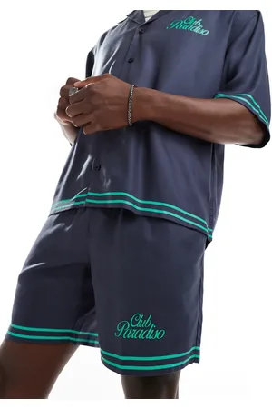 Only & Sons Pull on printed short co-ord in