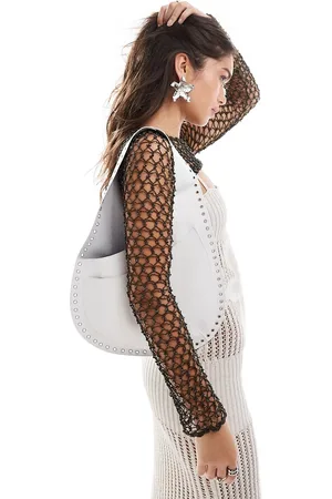 MANGO X Siedres studded leather bag in