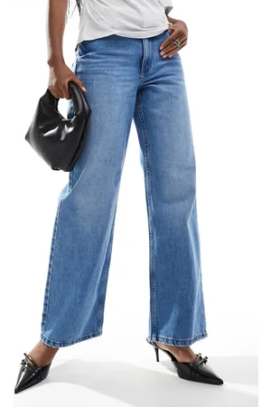River Island Relaxed straight leg jean in mid
