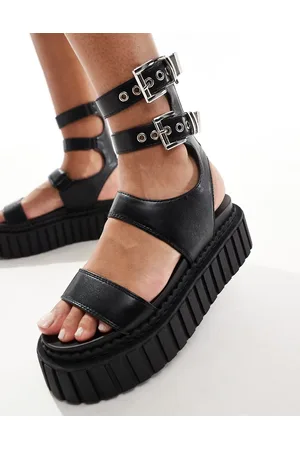 Lamoda Say Yes Tall Buckle flatform in
