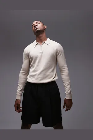 Topman Essential polo in beige