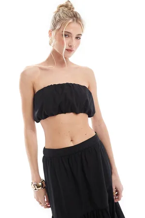 New Look Co-ord puff bandeau top in
