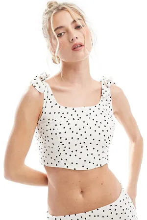 New Look Tie shoulder cami top in